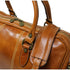 Floto Italian Leather Venezia Mini Duffle Handbag in Olive honey brown 6